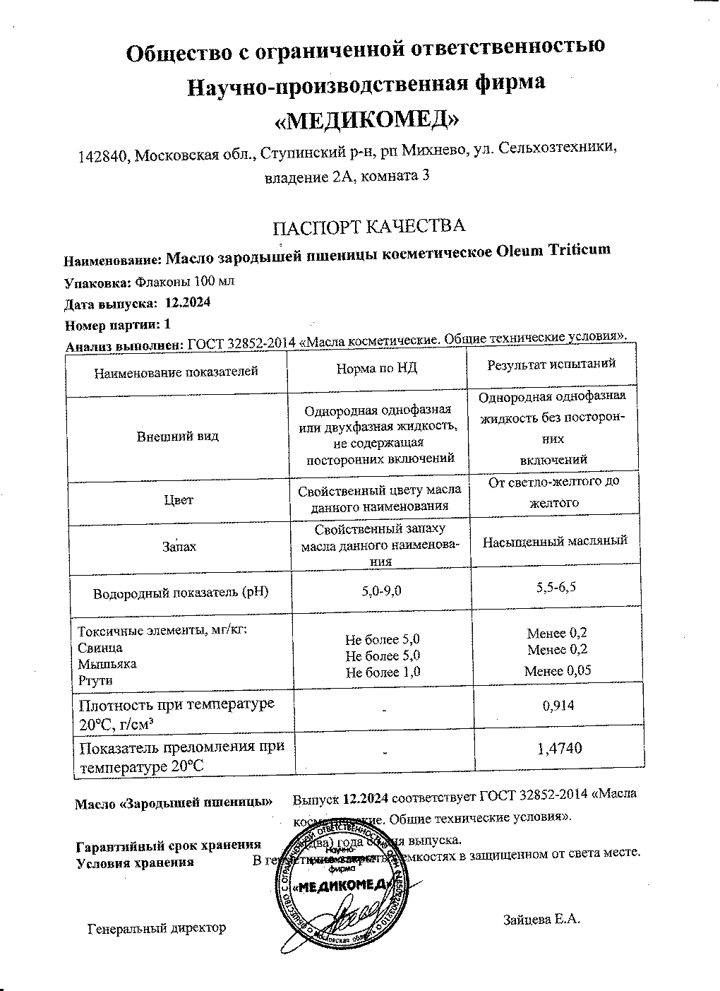 Паспорт №122024